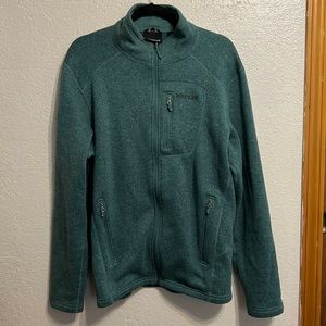 Marmot Teal Zip Up Fleece